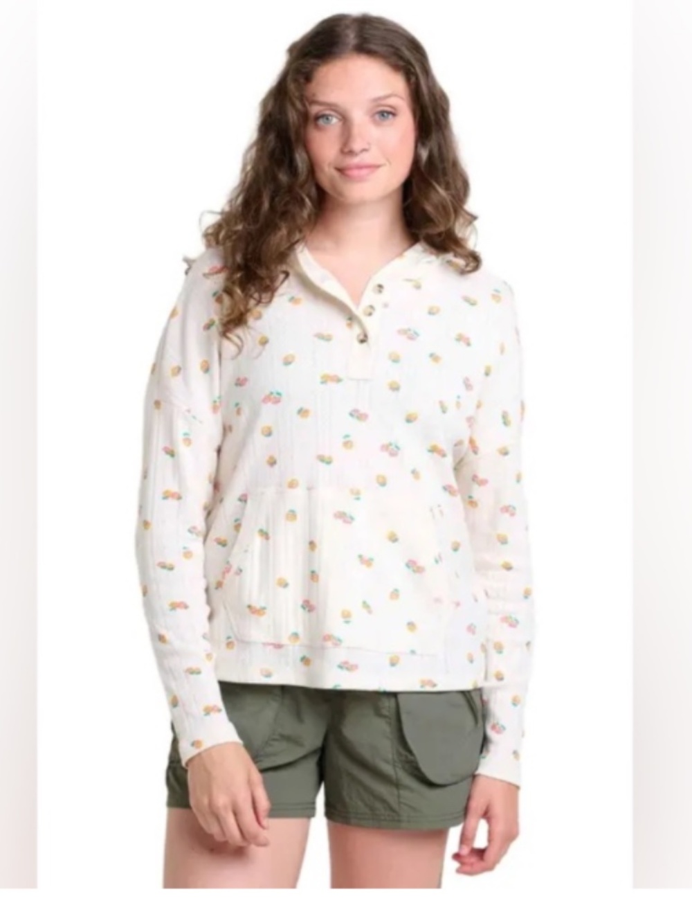 Cottagecore Cozy Toad & Co Foothill Pointelle Hoodie NWT Small